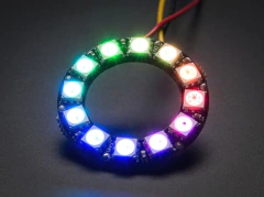 Anillo 12 Leds RGB 5050 WS2812 Neopixel Cjmcu Arduino Nubbeo - tienda online