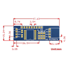 Modulo Expansor I/O Pcf8574 I2C 8 Pines E/S Arduino Nubbeo - tienda online