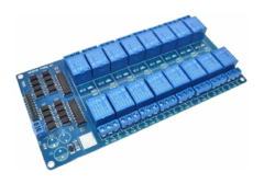 Modulo 16 Reles Optoacoplados 5V Bornera Arduino 10A Nubbeo - comprar online