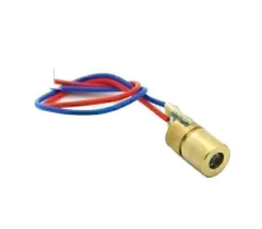 Led Diodo Laser 5v 5mw Rojo Con Lente Cables Arduino Nubbeo