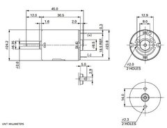 Motor Dc 9000rpm 1.5v A 3v Modelo Re280 Re-280ra-2865 Nubbeo - Nubbeo