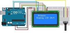 Display Lcd 2004 Fondo Azul Texto Blanco 20x4 St7066 Nubbeo - Nubbeo