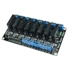 Modulo 8 Reles Estado Solido 5v Salida 220v 2a Nubbeo