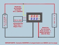 Voltimetro 99.9v Amperimetro 10a Display Arduino Nubbeo en internet