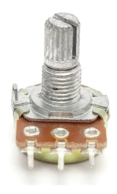 Potenciometro 10k Ohms Lineal Pote 15mm B10k WH148 Nubbeo - comprar online