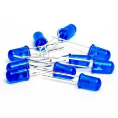 Pack 10 Leds 5mm Azul Difuso Arduino Nubbeo - comprar online