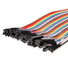Pack 40 Cables 20cm Protoboard Hembra Hembra Nubbeo - comprar online