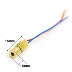 Led Diodo Laser 5v 5mw Rojo Con Lente Cables Arduino Nubbeo - comprar online