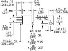 Preset Multivuelta 5k Ohms Lineal 3296 Arduino Nubbeo - Nubbeo