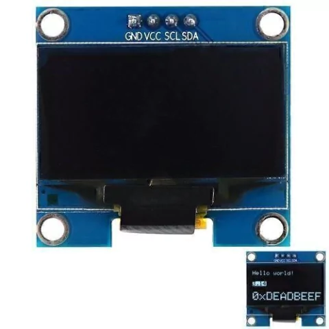 Display Oled 0.96 Blanco 128x64 I2c Ssd1306 Nubbeo