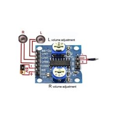 Modulo Amplificador Estereo Clase D Pam8406 2x5w Pote Nubbeo - Nubbeo