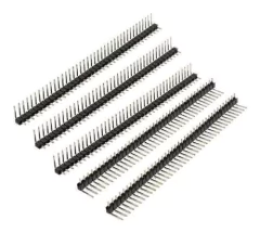 Pack 5 Tiras De 40 Pines Macho 90 Grados Paso 2.54mm Nubbeo - comprar online
