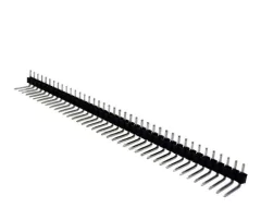 Pack 5 Tiras De 40 Pines Macho 90 Grados Paso 2.54mm Nubbeo en internet