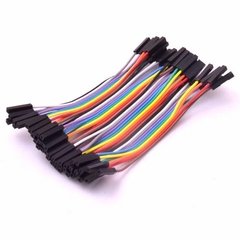 Pack 40 Cables 10cm Protoboard Hembra Hembra Nubbeo