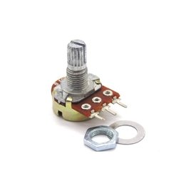Potenciometro 250k Ohm Lineal Pote 15mm B250k Arduino Nubbeo