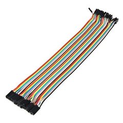 Pack 40 Cables 30cm Protoboard Hembra Hembra Dupont Nubbeo - comprar online