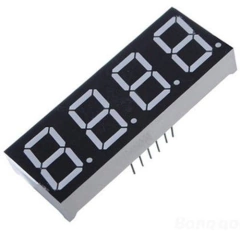 Display 7 Segmentos 4 Digitos Anodo Comun 0.56 Rojo Arduino Nubbeo - comprar online