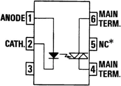 Optoacoplador MOC3021 Optotriac Salida Driver De Triac Nubbeo - Nubbeo