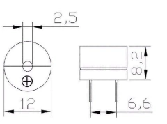 Buzzer Activo 3v Zumbador Arduino Nubbeo - comprar online