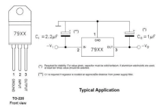 Regulador Tension Negativa 7905 -5V 1.5A TO220 LM7905 L7905 Nubbeo - comprar online