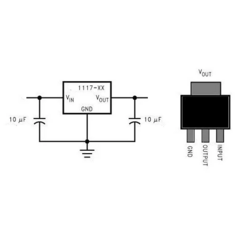 Regulador Tension AMS1117 2.5V 800mA SMD SOT223 Nubbeo en internet