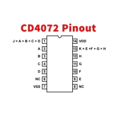 Circuito Integrado CD4072 Dip CD4072B CD4072BE Compuertas OR Nubbeo - comprar online