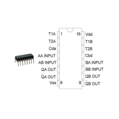Circuito Integrado CD4528 Dip CD4528B CD4528BE Doble Monoestable Nubbeo - comprar online