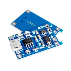 Cargador Bateria Litio Ion 3.7V TP4056 Microusb con Proteccion Nubbeo