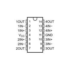 Circuito Integrado Lm324 Dip Amplificador Operacional Nubbeo - comprar online