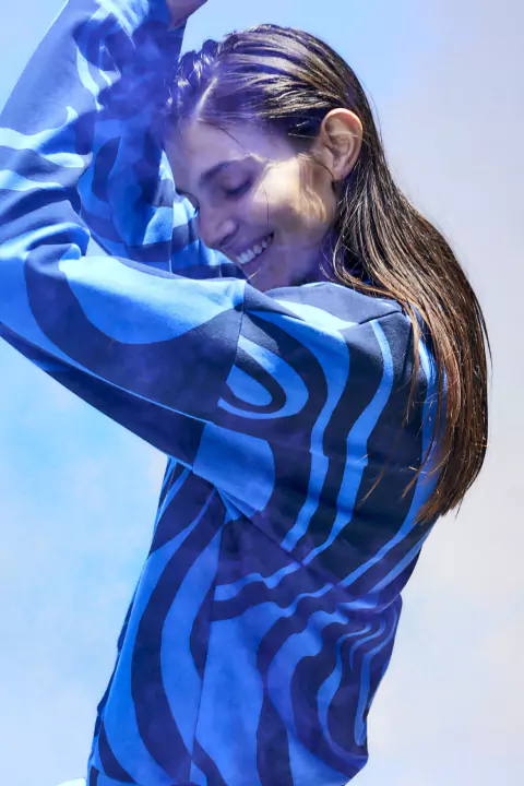 DIZZY PRINT BUZO C/CIERRE (20305-078)