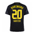 Camisa Borussia Dortmund Away 24/25 Sabitzer 20 Torcedor Masculino - comprar online