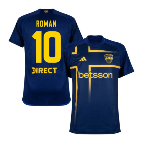 Camisa Boca Juniors Third 24/25 Roman 10 Torcedor Masculina - Marinho