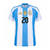 Camisa Seleção Argentina Home 2024 Mac Allister 20 Torcedor Masculino - Branco e Azul - comprar online