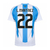 Camisa Seleção Argentina Home 24/25 L.Martínez 22 Torcedor Masculino - Branco e Azul - comprar online