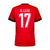 Camisa Seleção Portugal Home 24/25 R.Leão 17 Torcedor Masculina - Vermelho - comprar online