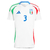 Camisa Seleção Itália Away 24/25 DiMarco 3 Torcedor Masculino - Branco - comprar online