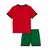 Kit Infantil Seleção Portugal Home 24/25 sn° Torcedor - Vermelho - comprar online