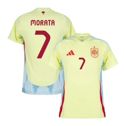 Camisa Seleção Espanha Away 24/25 Morata 7 Torcedor Masculina