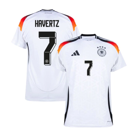 Camisa Seleção Alemanha Home 24/25 Havertz 7 Torcedor Masculino - Branco