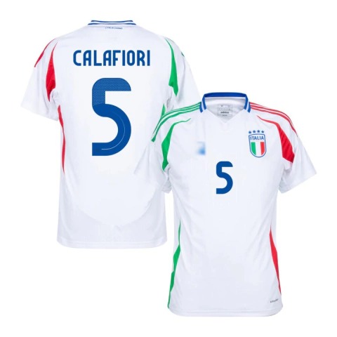 Camisa Seleção Itália Away 23/24 Calafiori 5 Torcedor Masculino