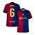 Camisa Barcelona Home 24/25 Gavi 6 Torcedor Masculino - Azul e Grená