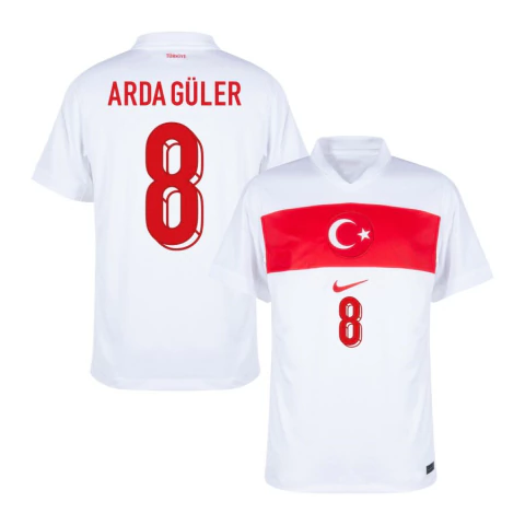 Camisa Seleção Turquia Home Arda Güler 8 2024/25 - comprar online