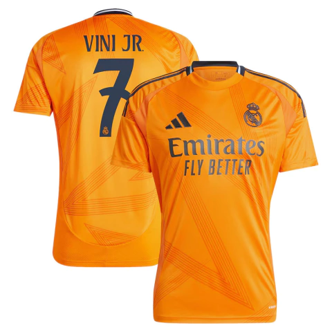 Camisa Real Madrid Away 24/25 Vini Jr. 7 Torcedor Masculino