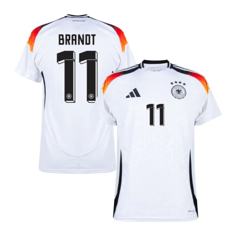 Camisa Seleção Alemanha Home 24/25 Brandt 11 Torcedor Masculino - Branco