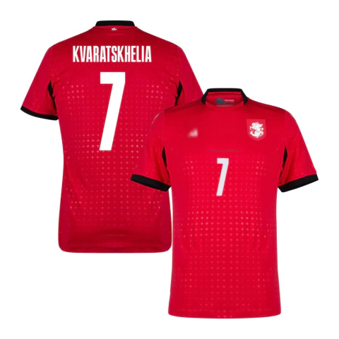 Camisa Seleção Georgia Third 24/25 Kvaratskhelia 7 Torcedor Masculino