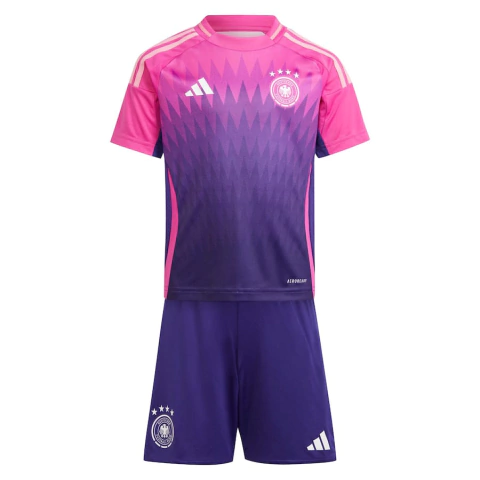 Kit Infantil Seleção Alemanha Away 24/25 sn° Torcedor - Rosa