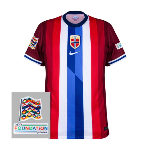 Camisa Seleção Noruega Home 24/25 Patch Liga das Nações