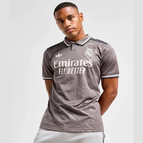 Camisa Real Madrid Third 24/25 sn° Torcedor Masculino - Chumbo
