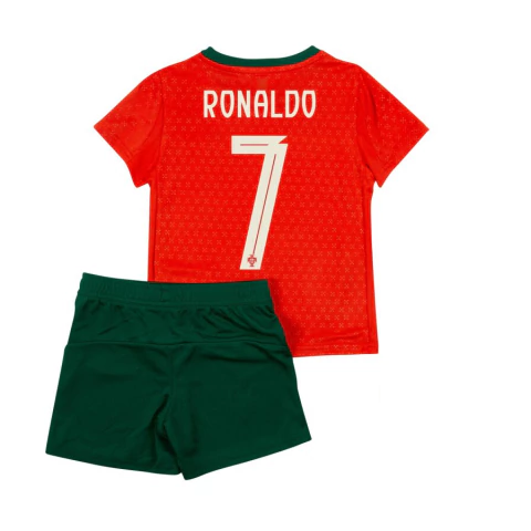 Kit Infantil Seleção Portugal Home 25/26 Ronaldo 7 Torcedor - comprar online