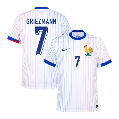Camisa Seleção França Away 24/25 Griezmann 7 Torcedor Masculina - Branco